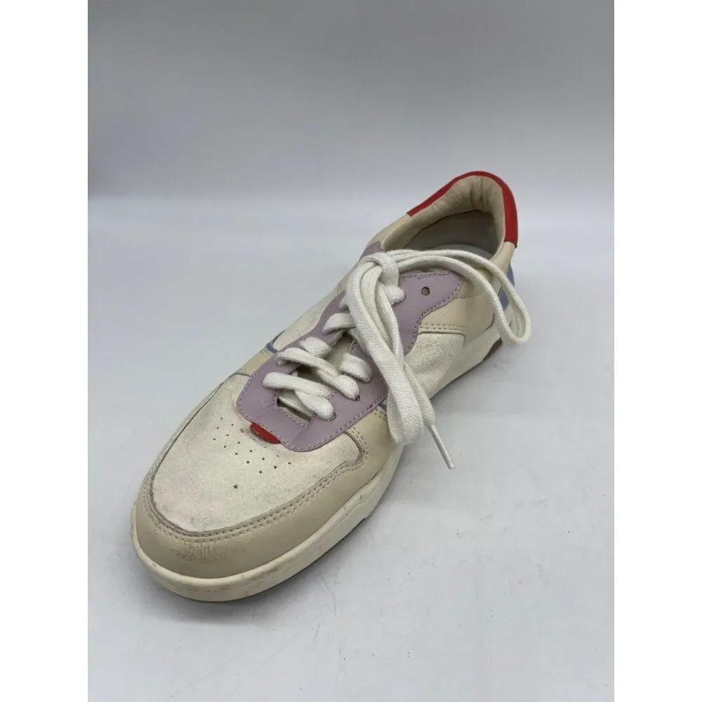 Madewell Women Court Color Block Leather Sneakers Size 8